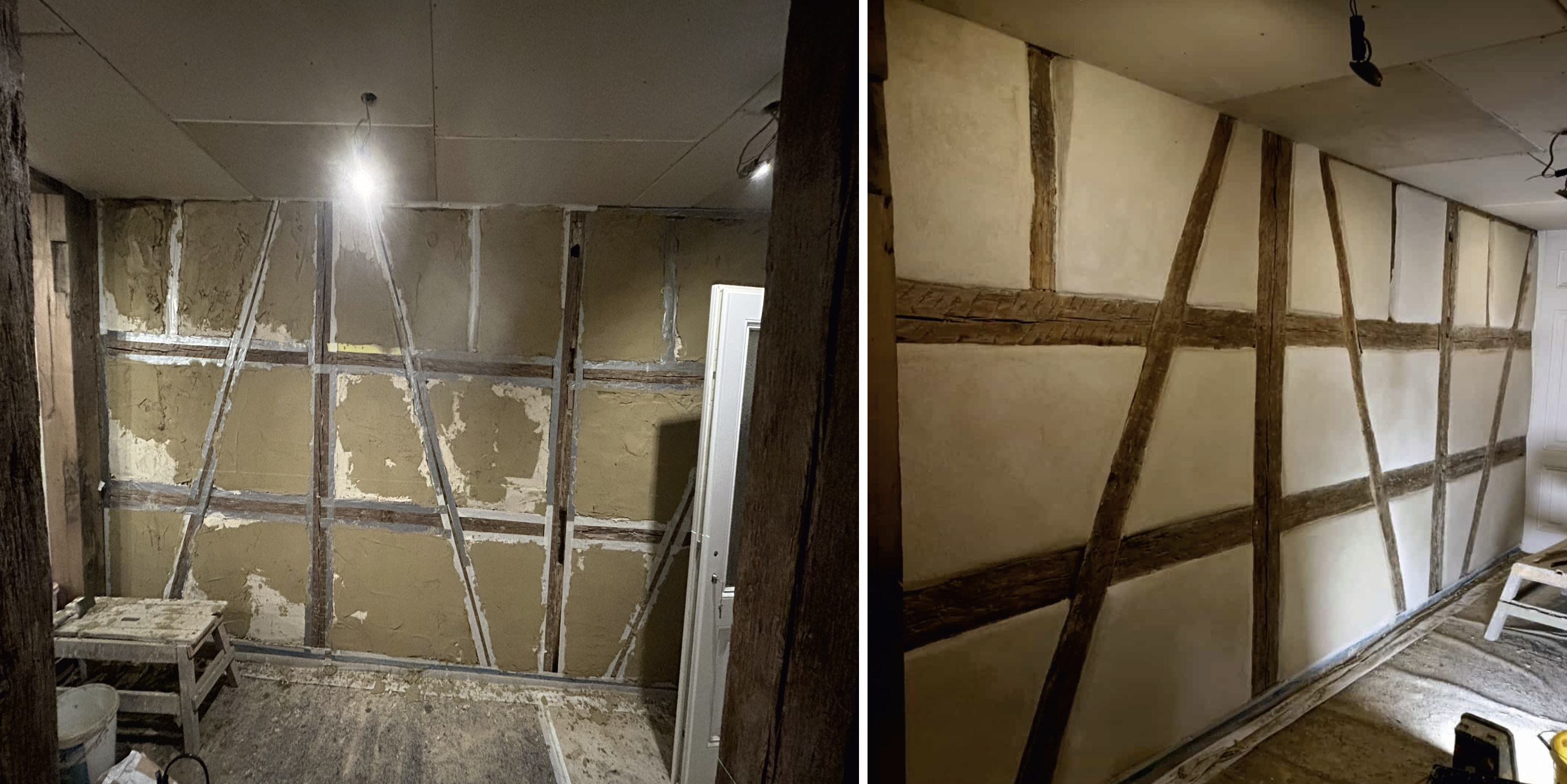 Fachwerk mit Lehmputz